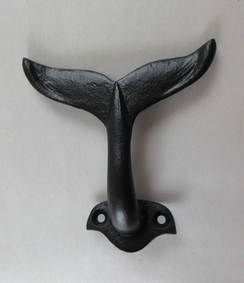 UD Cast Iron Whale Tail Hook Nautical Decor - Image 3